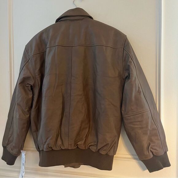 Vintage Leather Men’s Leather Jacket With Removable Faux Fur‎ Lining Medium NWT - Picture 13 of 15